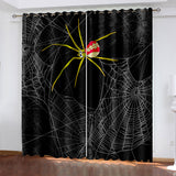 Laden Sie das Bild in den Galerie-Viewer, Spider Man Vorhänge Cosplay Blackout Fensterbehandlungen Drapes Room Decor