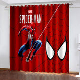 Laden Sie das Bild in den Galerie-Viewer, Spider Man Vorhänge Cosplay Blackout Fensterbehandlungen Drapes Room Decor