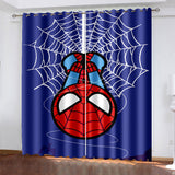 Laden Sie das Bild in den Galerie-Viewer, Spider Man Vorhänge Cosplay Blackout Fensterbehandlungen Drapes Room Decor