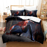 Laden Sie das Bild in den Galerie-Viewer, Spider Man Peter Parker Cosplay Quilt Bettwäsche Set Bettbezug Bettsets