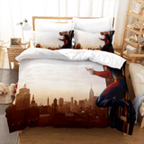 Laden Sie das Bild in den Galerie-Viewer, Spider Man Peter Parker Cosplay Quilt Bettwäsche Set Bettbezug Bettsets