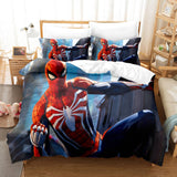 Laden Sie das Bild in den Galerie-Viewer, Spider Man Peter Parker Cosplay Quilt Bettwäsche Set Bettbezug Bettsets