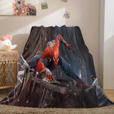 Laden Sie das Bild in den Galerie-Viewer, Spiderman Cosplay-Decke, Flanell-Fleece-Überwurf, Wickeldecke, Nickerchen-Steppdecke