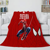 Laden Sie das Bild in den Galerie-Viewer, Spiderman Cosplay-Decke, Flanell-Fleece-Überwurf, Wickeldecke, Nickerchen-Steppdecke