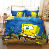 Laden Sie das Bild in den Galerie-Viewer, SpongeBob Schwammkopf Kinderbettwäsche-Set, Bettbezug