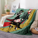 Laden Sie das Bild in den Galerie-Viewer, Spy x Family Flanell-Fleece-Decke, Überwurf, Cosplay-Decke, Dekoration