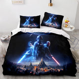 Laden Sie das Bild in den Galerie-Viewer, Star Wars Battlefront Bespin Cosplay Bettwäsche-Set Quilt-Bettbezug-Sets