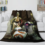 Laden Sie das Bild in den Galerie-Viewer, Star Wars Bettwäsche Flanell-Fleecedecke