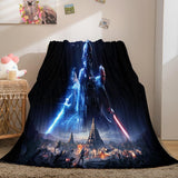 Laden Sie das Bild in den Galerie-Viewer, Star Wars Flanell-Fleecedecke