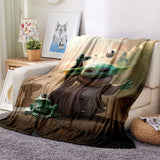 Laden Sie das Bild in den Galerie-Viewer, Betty Boop Flanell-Fleece-Decke