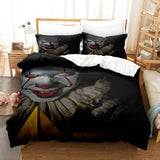 Laden Sie das Bild in den Galerie-Viewer, Stephen King&#39;s It Joker Cosplay Bettwäsche-Set Quilt Bettbezug Bett-Sets