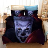 Laden Sie das Bild in den Galerie-Viewer, Stephen King&#39;s It Pennywise Joker Cosplay Bettwäsche-Set Bettbezug-Sets