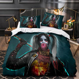 Laden Sie das Bild in den Galerie-Viewer, Suicide Squad Harley Quinn Deadpool Bettwäsche-Set Quilt Bettbezug-Sets