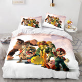 Laden Sie das Bild in den Galerie-Viewer, Super Mario Cosplay Bettwäsche-Set Quilt Bettbezüge Bettwäsche-Sets