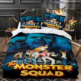 Laden Sie das Bild in den Galerie-Viewer, Das Monster Squad Bettwäsche-Set Steppbettbezug Bettwäsche-Sets für Kinder