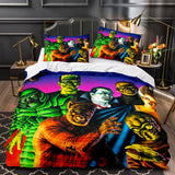 Laden Sie das Bild in den Galerie-Viewer, Cartoon The Monster Squad Bettwäsche-Set Quilt Bettbezug Bettwäsche-Sets