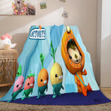 Laden Sie das Bild in den Galerie-Viewer, The Octonauts Flanell-Fleece-Decke, Überwurf, Cosplay-Steppdecke