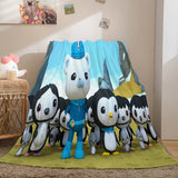 Laden Sie das Bild in den Galerie-Viewer, The Octonauts Flanell-Fleece-Decke, Überwurf, Cosplay-Steppdecke