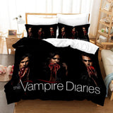 Laden Sie das Bild in den Galerie-Viewer, The Vampire Diaries Bettwäsche-Set UK Bettbezüge Bett-Sets