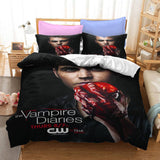 Laden Sie das Bild in den Galerie-Viewer, The Vampire Diaries Bettwäsche-Set UK Bettbezüge Bett-Sets