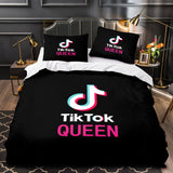 Laden Sie das Bild in den Galerie-Viewer, Tiktok Bettwäsche-Set Tik Tok Cosplay Quilt Bettbezüge Bettwäsche-Sets