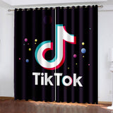 Laden Sie das Bild in den Galerie-Viewer, Tiktok-Vorhänge, Verdunkelungsvorhänge, Vorhänge für die Raumdekoration