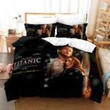 Laden Sie das Bild in den Galerie-Viewer, Titanic Jack und Rose Cosplay Bettwäsche-Set Bettbezüge Bettwäsche-Sets