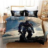 Laden Sie das Bild in den Galerie-Viewer, Transformers Optimus Prime Cosplay Bettwäsche-Set Bettbezug Bett-Sets