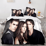 Laden Sie das Bild in den Galerie-Viewer, Twilight The Vampire Diaries Cosplay Bettwäsche-Set Bettbezüge Bett-Sets