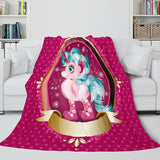 Laden Sie das Bild in den Galerie-Viewer, Einhorn-Decke, Flanell-Fleece-Überwurf, Cosplay-Decke, Weihnachtsgeschenk
