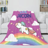 Laden Sie das Bild in den Galerie-Viewer, Einhorn-Decke, Flanell-Fleece-Überwurf, Cosplay-Decke, Weihnachtsgeschenk