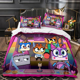 Laden Sie das Bild in den Galerie-Viewer, Unikitty Bettwäsche-Set Quilt Duvet Cover Bettwäsche-Sets für Kinder Geschenk