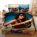 Laden Sie das Bild in den Galerie-Viewer, Wonder Woman W W84 Cosplay-Bettwäsche-Set Bettbezüge Bettwäsche-Sets